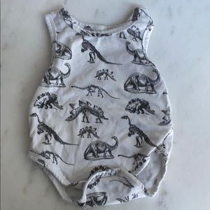 COPY - Dinosaur sleeveless onesie